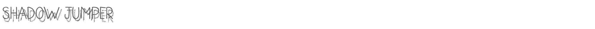 Shadow Jumper Shadow Jumper.ttf font preview